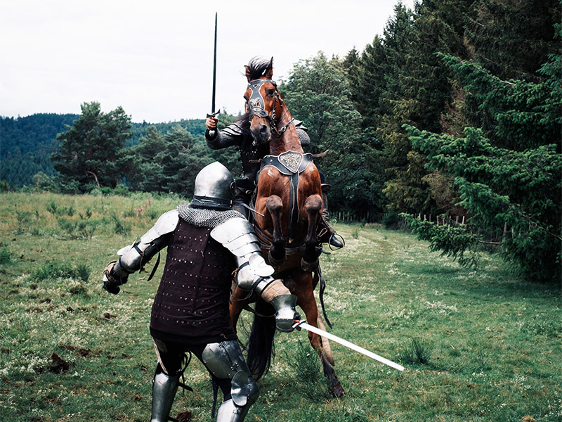 Photographe plateau court-métrage&nbsp;médiéval.
